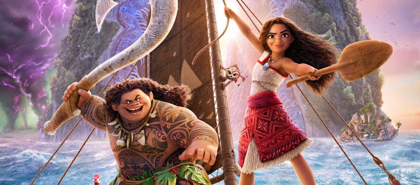 Nuda pośród fal – recenzja filmu Vaiana 2